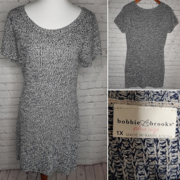 Bobbie Brooks plus size sweater dress size 1X - Picture 2 of 7